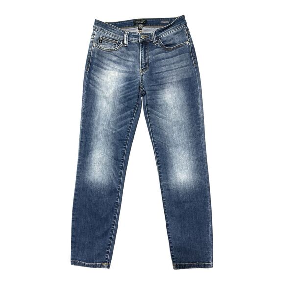 Judy Blue Denim - Judy Blue Jeans 7/28 Abbey Relaxed Fit Straight Leg Mid Rise Stretch